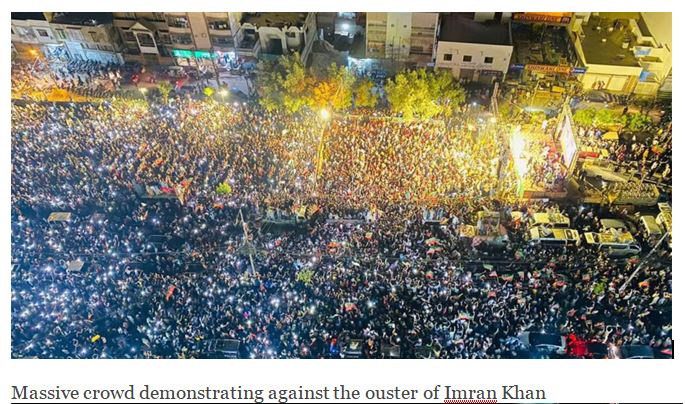 Will Imran Khan stage a comeback? <p>Countrywide spontaneous demonstrations supporting him