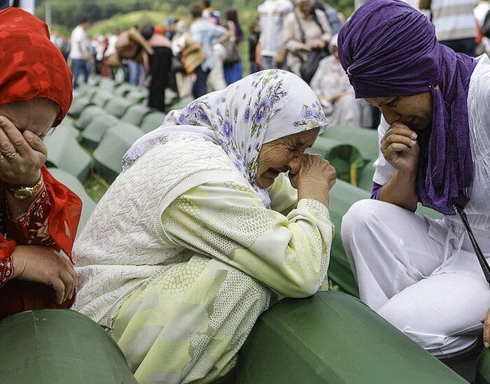 Bosnian Muslims observe “Srebrenica Massacre”