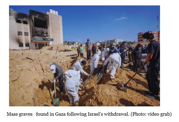 Mass Graves  and pro Palestinian university protests   <p>Exposed true face of Israel and its US-European supporters